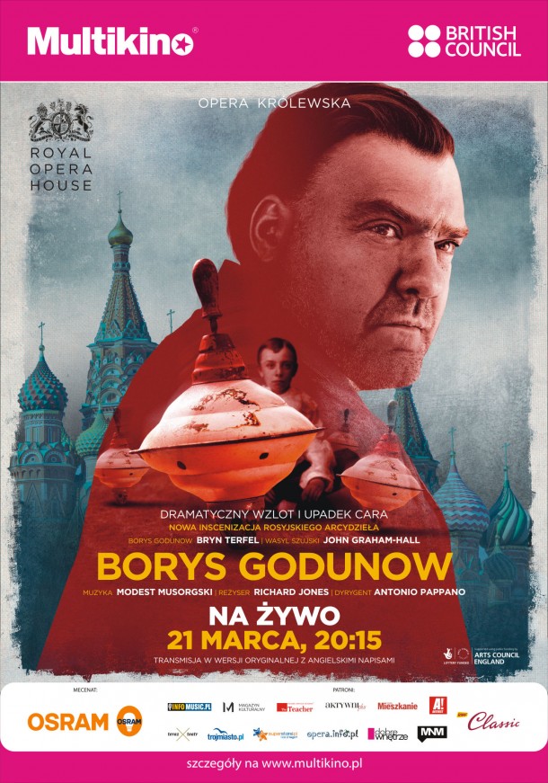 Borys Godunow na żywo z Royal Opera House