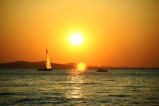 Alfred Hitchcock uważał, że w Zadarze są najpiękniejsze zachody słońca na świecie. Iwona i Jurek sprawdzili to: rzeczywiście. 