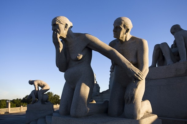 Rzeźba Gustawa Vigelanda, Oslo   