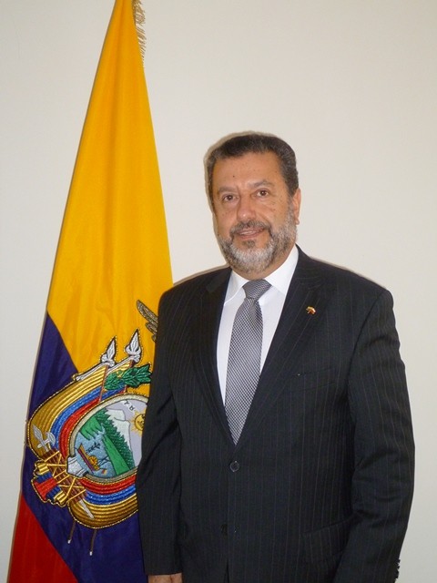 Fabian Valdivieso,  ambasador Republiki Ekwadoru w Polsce   